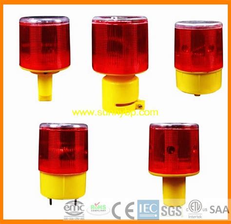 Ip Water Proof Solar Traffic Caution Lamp Engineering Warn Light