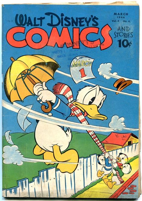 Walt Disney S Comics And Stories 42 1944 Donald Duck Carl Barks VG