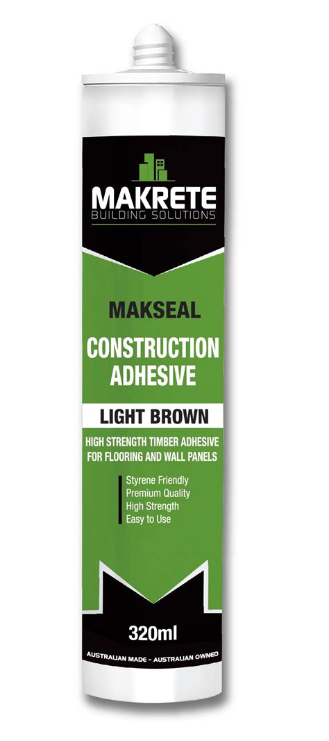 MAKSEAL CONSTUCTION ADHESIVE LARGE SMALL Summit Supplies