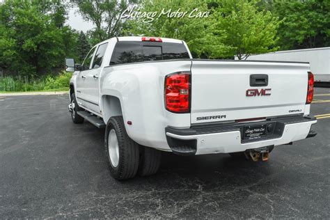 Used 2016 Gmc Sierra 3500hd Denali 4wd Crew Cab Duramax Plus Package 66l Diesel Duramax For