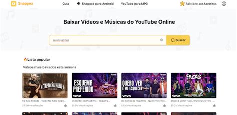 Baixe Suas M Sicas E V Deos No Seu Celular O Snappea Online