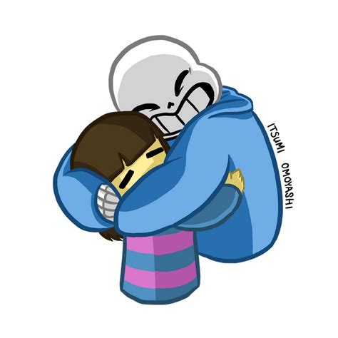 Sans Hugging Frisk Tight By Ltsumi On Deviantart