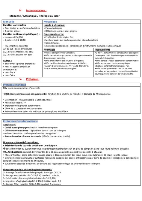 SOLUTION Debridement sous gingival surfaçage radiculaire Studypool