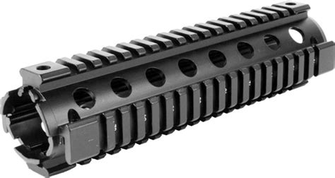 Aim Real Steel Ar Mid Length Quad Rail For M4 M16 Series Airsoft Aeg