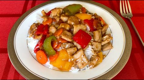 Sweet And Sour Pork Quick Delicious And Beautiful Stir Fry Youtube