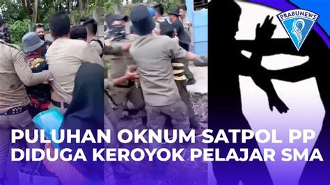 Viral Puluhan Oknum Satpol PP Diduga Keroyok Pelajar SMA Di Manado