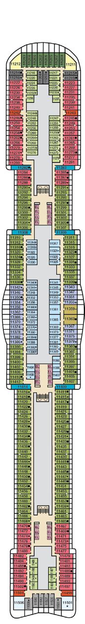 Mardi Gras Deck Plan And Cabin Plan