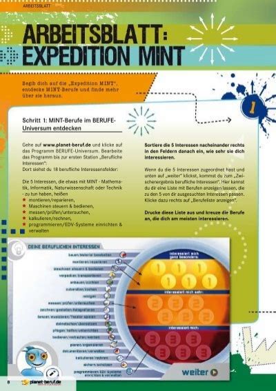 Schritt Mint Berufe Im Berufe Universum Planet Beruf De