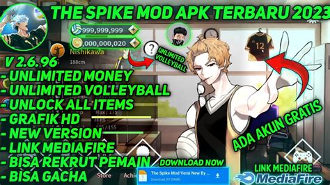 THE SPIKE MOD APK V 2 6 96 UNLIMITED VOLLEYBALL COIN SUPERSTAR YouTube