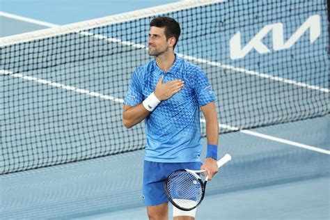 Australian Open Novak Djokovic Allays Hamstring Injury Fears With