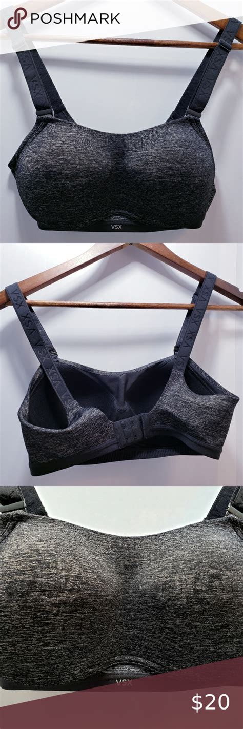 Size 32c Victoria Secret Sports Bra Charcoal Gray Sports Bra Victoria Secret Sports Bra Gray