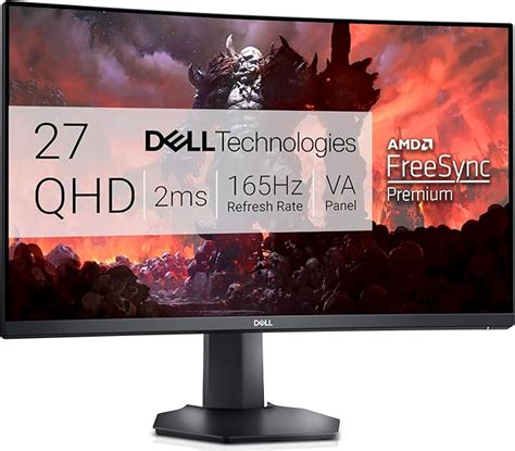 Dell Curved Gaming Monitor 27 Inch Curved Monitor S2722DGM