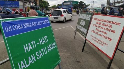 Kebijakan One Way Tol Untuk Arus Balik Lebaran 2022 Polda Metro Jaya