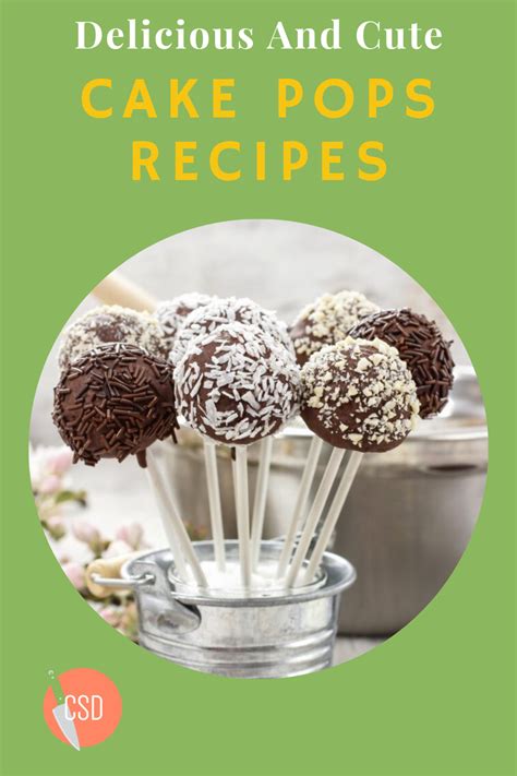 Cake Pops Recipe Baking Dessert