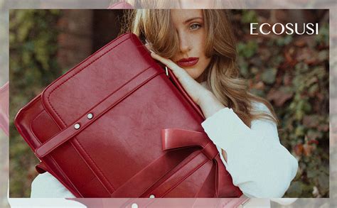 Ecosusi Borsa Porta Pc Donna Pollici Borsa Lavoro In Pelle Pu