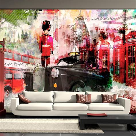 Tiptophomedecor Cityscape Wallpaper Wall Mural Streets Of London