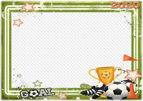 Football Border Template