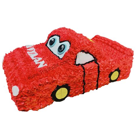 (M504) Red Car Theme Cake (1 Kg). – Tricity 24