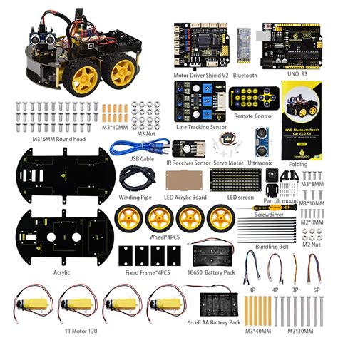 Arduino 4wd Robotics Stem Learning Kit