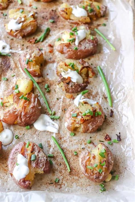 Crispy Smashed Potatoes Recipe Razzle Dazzle Life