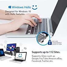 Arcanite Usb Fingerprint Reader For Windows Hello Desktop Laptop