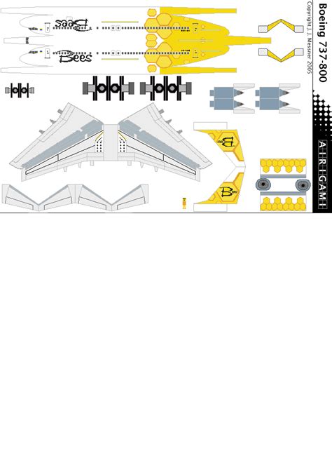 G Bees Airline C S Boeing Airigami X By