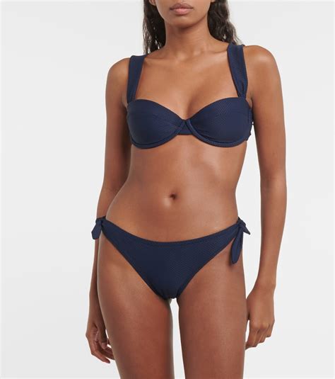 Menai Bay Bikini Top In Blue Heidi Klein Mytheresa