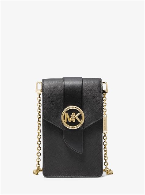 Michael Michael Kors Small Saffiano Leather Smartphone Crossbody Bag Shopstyle