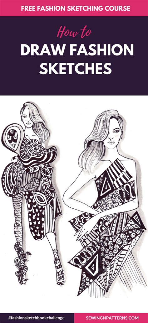 Fashion Sketch Like A Pro With Fashionsketchbookchallenge 30 Days FREE