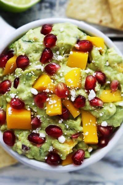 Mango Pomegranate Guacamole Creme De La Crumb