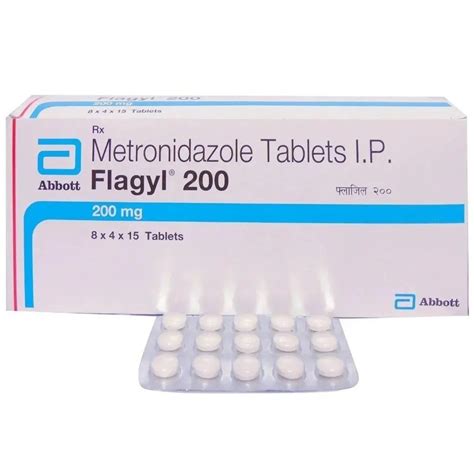 Flagyl 200 Mg Metronidazole 200 Tablets At Rs 12stripe Metrogis In