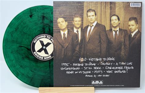 H2o Nothing To Prove Green Vinyl Record Album Lp Bridge Nine Joe