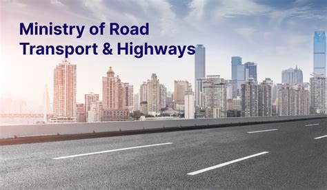 Ministry Of Road Transport Highways Circulars Sanki Designer