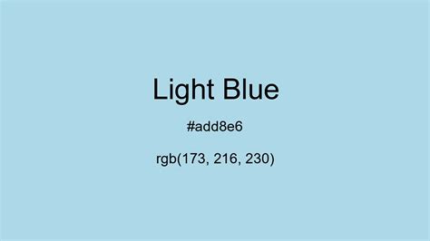 Light Blue Color, Hex and RGB values | CSSColors.com