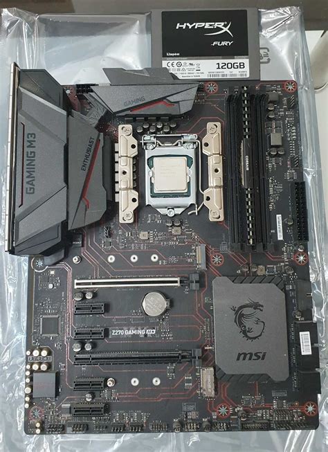 Kit Placa De Baza Msi Z Cpu I K Ddr Gb Ssd Gb Arad