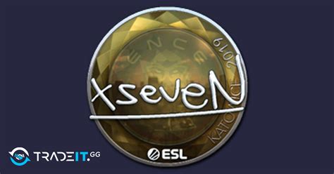 Sticker XseveN Foil Katowice 2019 Tradeit