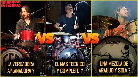 La Historia De Los Bateristas De Divididos Gil Sola Vs Jorge Araujo Vs