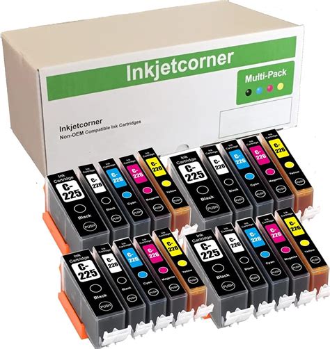 Amazon Inkjetcorner Compatible Ink Cartridge Replacement For Pgi