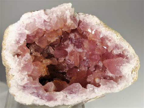 Geode Di Quarzo Rosa Altezza 12 Cm Larghezza 10 Cm Catawiki