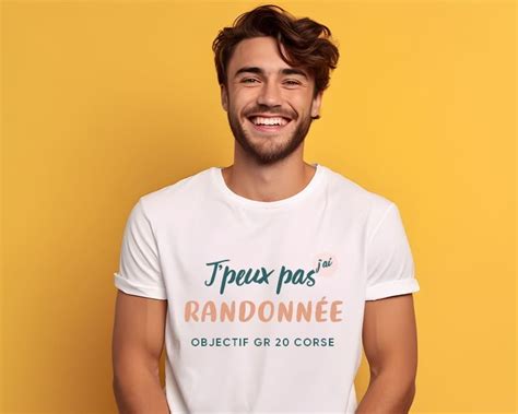 T Shirt Homme Personnalisé Jpeux Pas Jai Randonnée