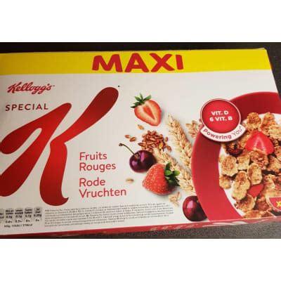 Kellogs Spécial Fruits Rouges Kellogg s