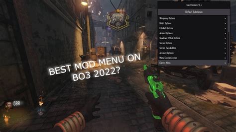 Black Ops 3 Zombies Best Mod Menu Showcase 2022 Youtube