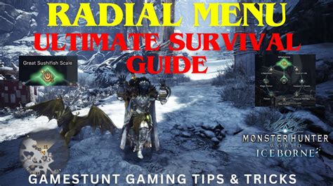 Ultimate Radial Menu Mhw Iceborne Heals Group Heals Great