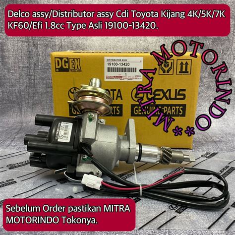 Jual Delco Assy Distributor Assy CDI Toyota Kijang 4K 5K 7K KF60 EFI 1