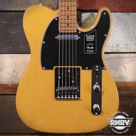 Fender Player Telecaster With Roasted Maple Neck Butterscotch Blonde Guitars Electric Solid