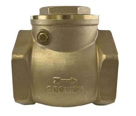 Inch Brass Swing Check Valve Screwed 46 OFF