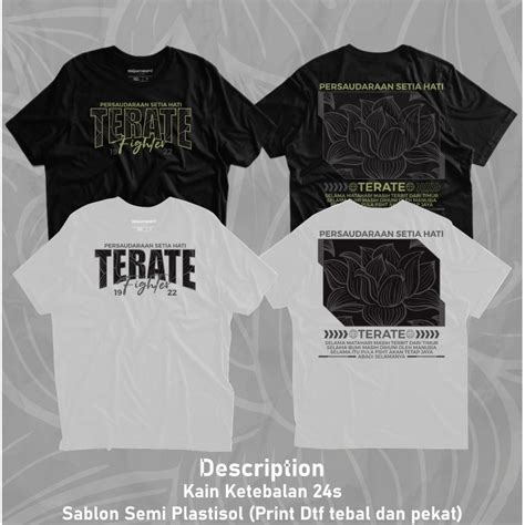 Jual Kaos Psht Persaudaraan Setia Hati Terate Terate Fighter