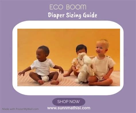 Diaper Sizing Guide Postermywall