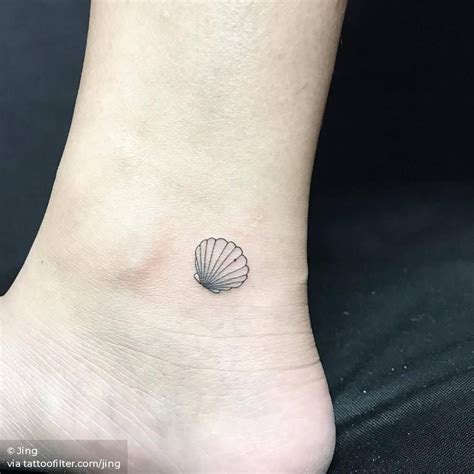 Simple Seashell Tattoo