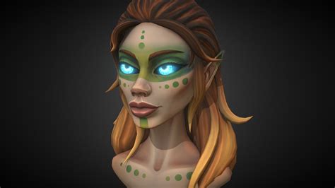 Stylized Elf Female Bust 3d Model By Martapanczak Ce02e64 Sketchfab